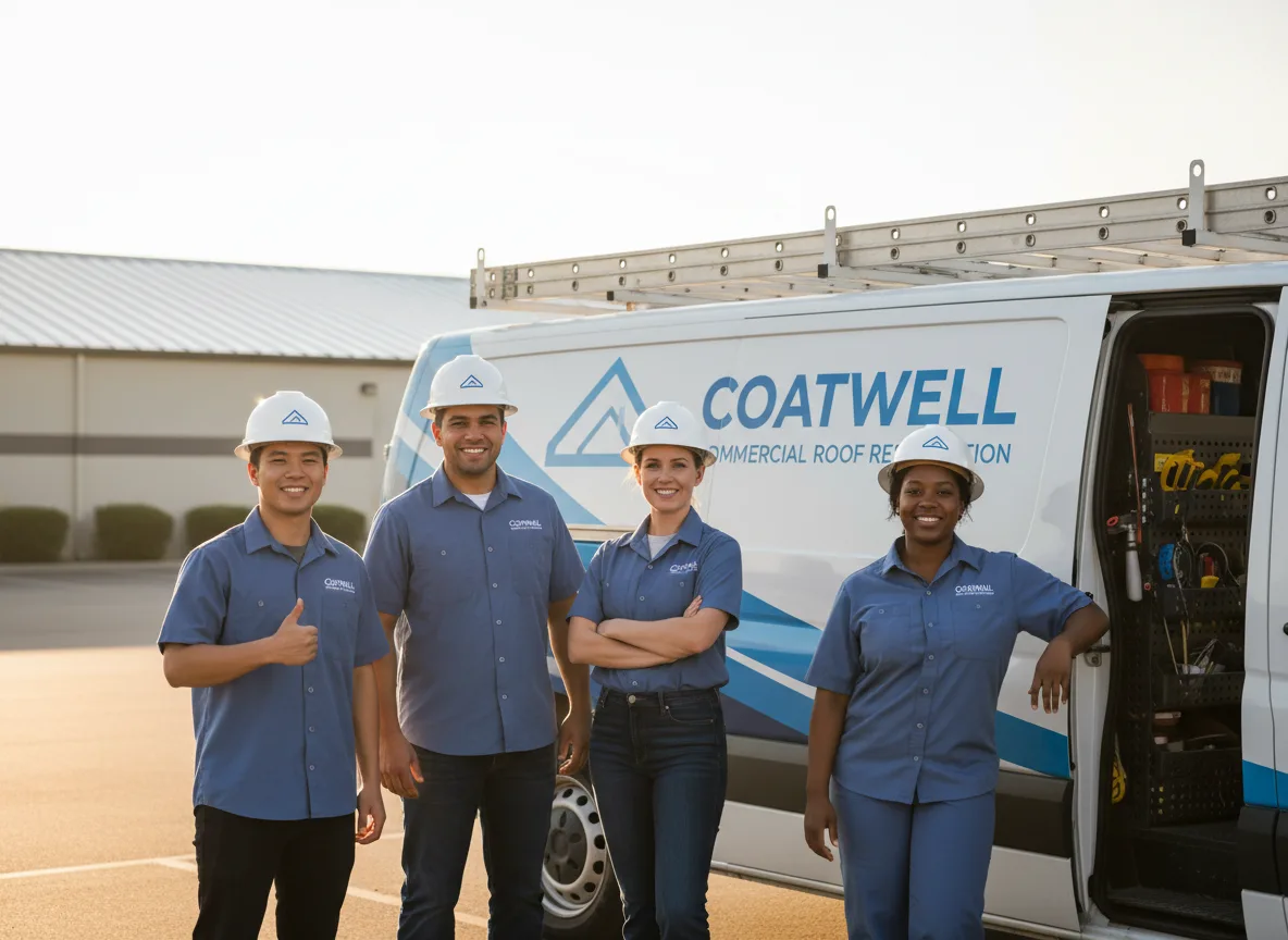 Commercial roof coating company in Hughes, AR
